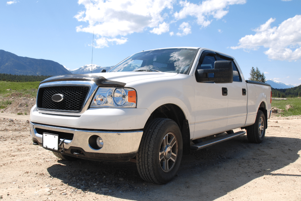 Spring Car Maintenance in Killeen TX At First Choice Automotive Repair. Image of white pickup truck parked outside